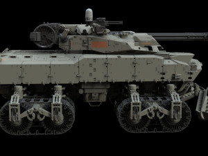 Sci fi Infantry fighting vehicle 3D Модель