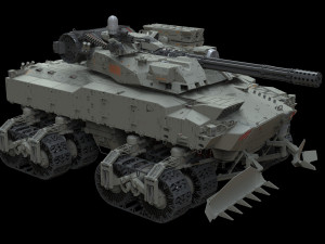 Sci fi Infantry fighting vehicle 3D Модель