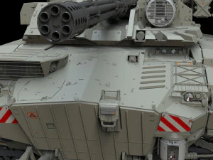 Sci fi Infantry fighting vehicle 3D Model