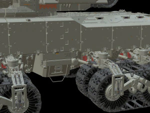 Sci fi Infantry fighting vehicle 3D Model