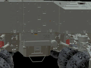 Sci fi Infantry fighting vehicle 3D Model