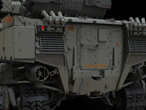 Sci fi Infantry fighting vehicle 3D Модель