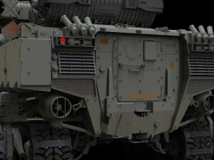 Sci fi Infantry fighting vehicle 3D Model