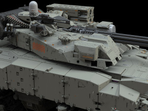 Sci fi Infantry fighting vehicle 3D Модель