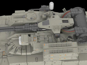 Sci fi Infantry fighting vehicle 3D Model