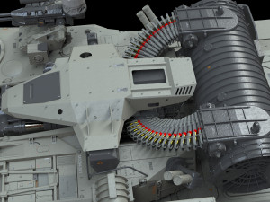 Sci fi Infantry fighting vehicle 3D Модель