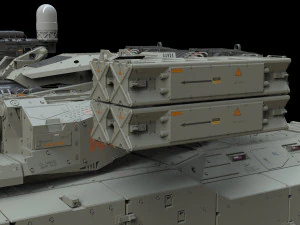 Sci fi Infantry fighting vehicle 3D Model