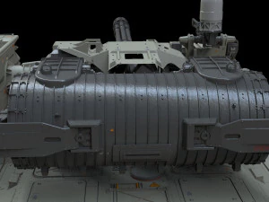 Sci fi Infantry fighting vehicle 3D Model