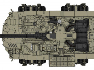 Sci fi Infantry fighting vehicle 3D Модель