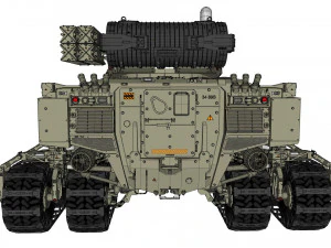 Sci fi Infantry fighting vehicle 3D Model