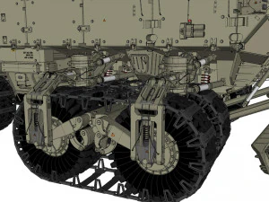 Sci fi Infantry fighting vehicle 3D Model