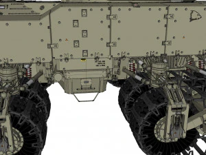 Sci fi Infantry fighting vehicle 3D Model