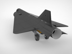 Lockheed d-21 Modello 3D