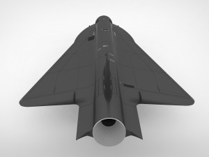Lockheed d-21 Modello 3D