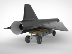 Lockheed d-21 Modello 3D