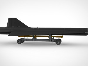Lockheed d-21 Modello 3D