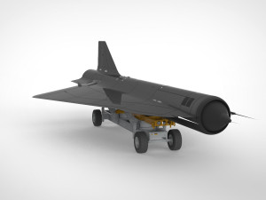 Lockheed d-21 Modello 3D