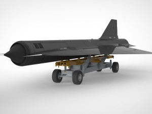 Lockheed d-21 Modello 3D