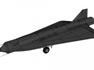 Lockheed d-21 3D Model