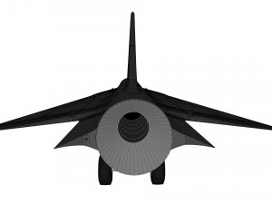 Lockheed d-21 Modello 3D