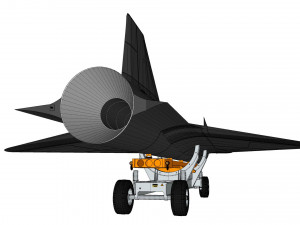 Lockheed d-21 Modello 3D