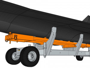 Lockheed d-21 Modello 3D