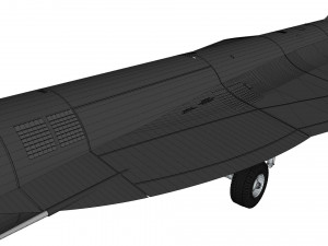 Lockheed d-21 Modello 3D