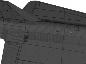 Lockheed d-21 Modello 3D