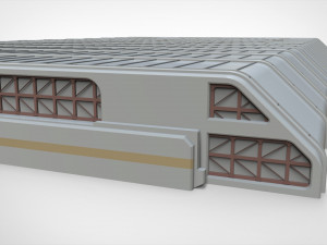 Sci-fi architecture 7 Modello 3D