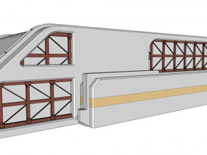 Sci-fi architecture 7 Modello 3D