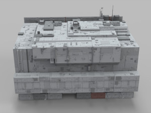 Sci-fi architecture elements collection 11 Modelo 3D