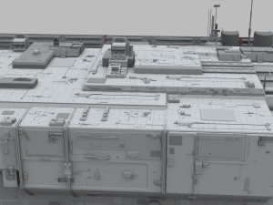 Sci-fi architecture elements collection 11 Modelo 3D