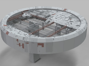 Sci-fi architecture elements collection 11 Modelo 3D
