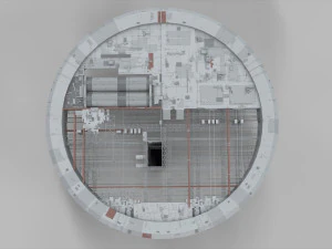 Sci-fi architecture elements collection 11 3D Model