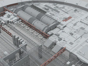 Sci-fi architecture elements collection 11 3D Model