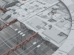 Sci-fi architecture elements collection 11 Modelo 3D
