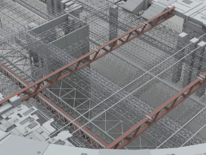 Sci-fi architecture elements collection 11 3D Model