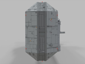 Sci-fi architecture elements collection 11 Modelo 3D