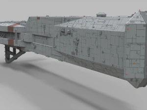 Sci-fi architecture elements collection 11 3D Model