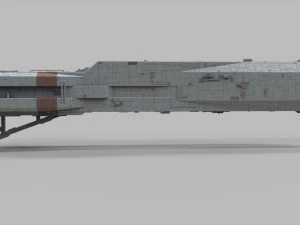 Sci-fi architecture elements collection 11 3D Model