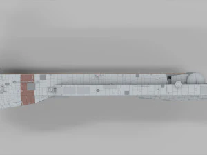 Sci-fi architecture elements collection 11 3D Model