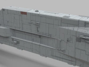 Sci-fi architecture elements collection 11 3D Model