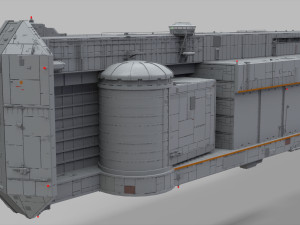 Sci-fi architecture elements collection 11 Modelo 3D