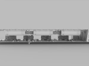 Sci-fi architecture elements collection 11 3D Model