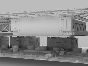 Sci-fi architecture elements collection 11 Modelo 3D
