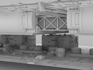 Sci-fi architecture elements collection 11 Modelo 3D