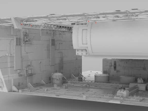 Sci-fi architecture elements collection 11 3D Model
