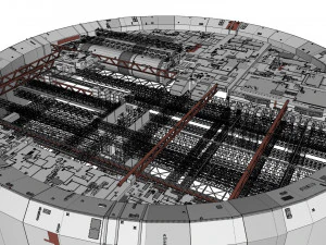 Sci-fi architecture elements collection 11 3D Model