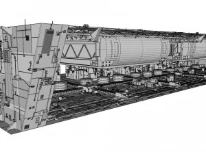 Sci-fi architecture elements collection 11 3D Model