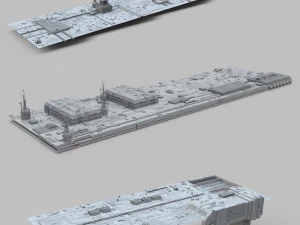 Коллекция элементов научно-фантастической архитектуры 10 3D Модель